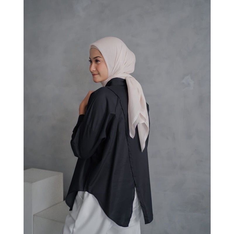 BEST SELLER - ANISSA KEMEJA OVERSIZE - KATUN RAYON - BAHAN ADEM  - BISA COD