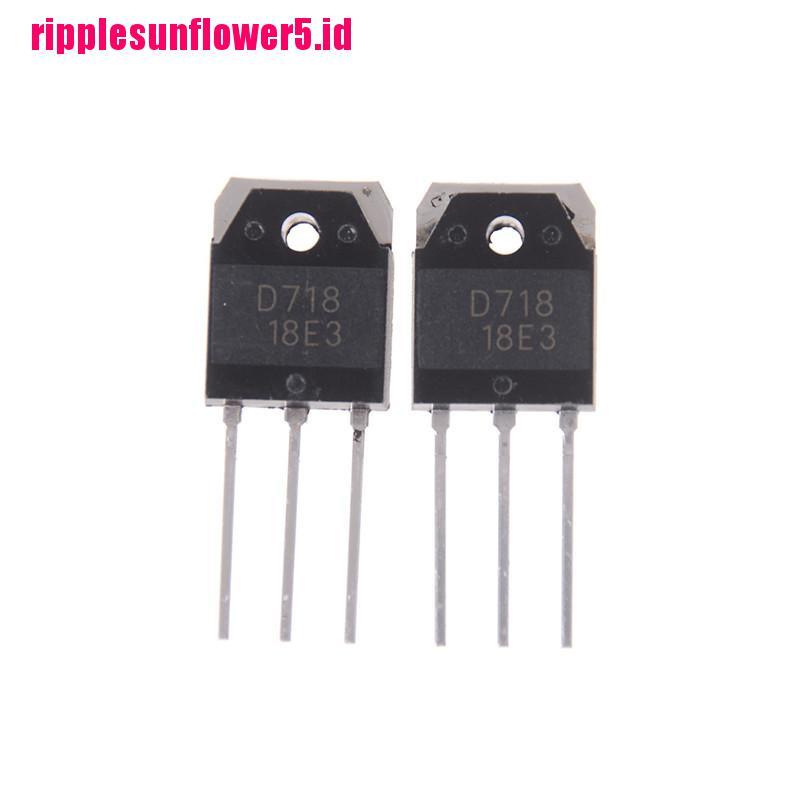 1 Pasang / 2pcs Transistor B688 &amp; 2SD718 KEC B688 &amp; D718