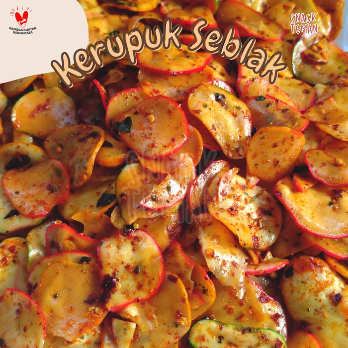 

NEW Kerupuk Seblak Kering Bumbu Pedas CIkruh Daun Jeruk Box | Snack Teman