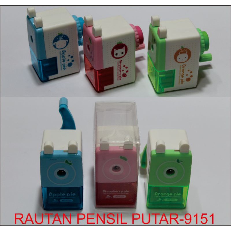 

Rautan meja/Serutan pensil/Rautan putar Anak-Anak