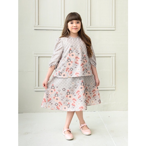 ready sale wearing klamby original dress little lily in sea rose