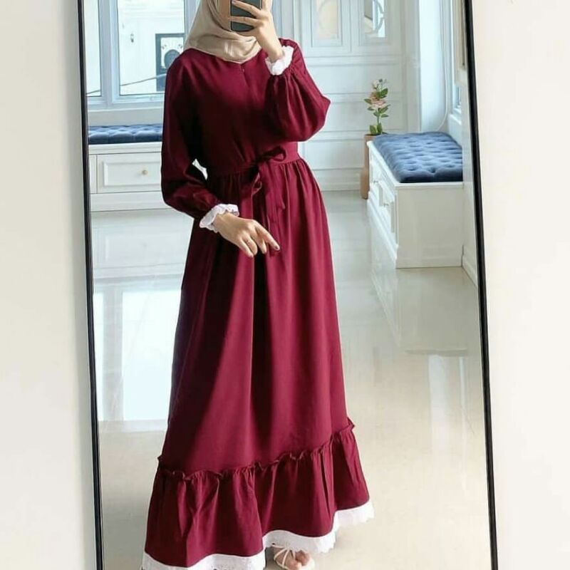 Gamis Wanita Muslim | Dress Sandira Cantik Murah Lebay