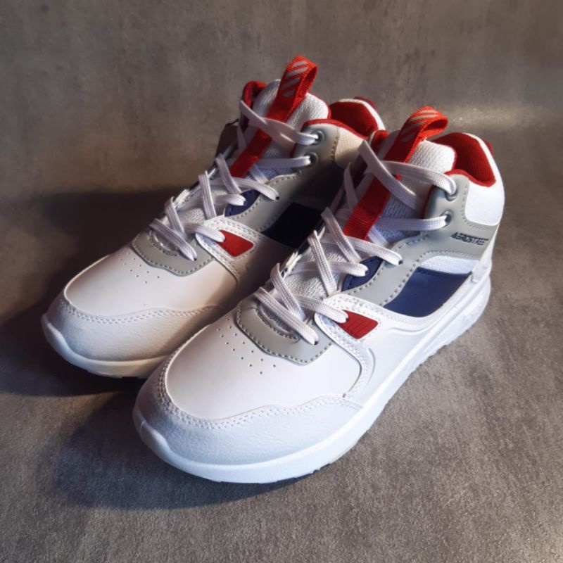 Aerostreet Dunk Putih Merah Biru Putih Abu - Sepatu Sneakers Sport Casual Basket Sport Pria Wanita