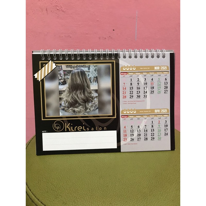 Kalender Meja 2022 Custom Softcover / Kalender Foto