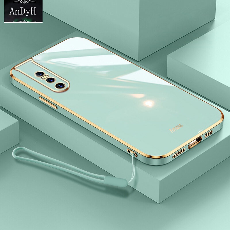 Case Bahan Silikon Dengan lanyard Untuk Vivo V15 Pro