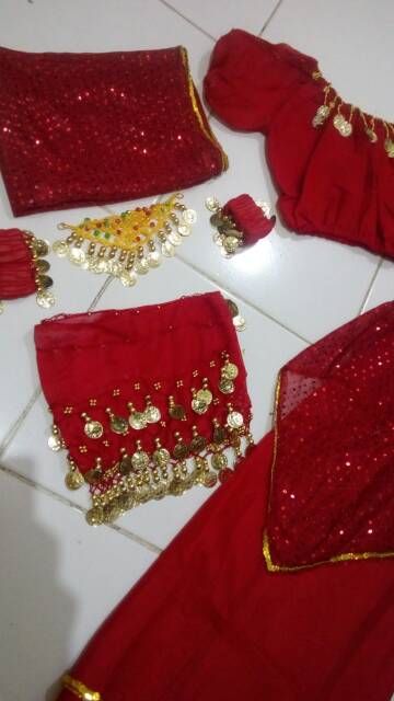 Belly dance costum anak