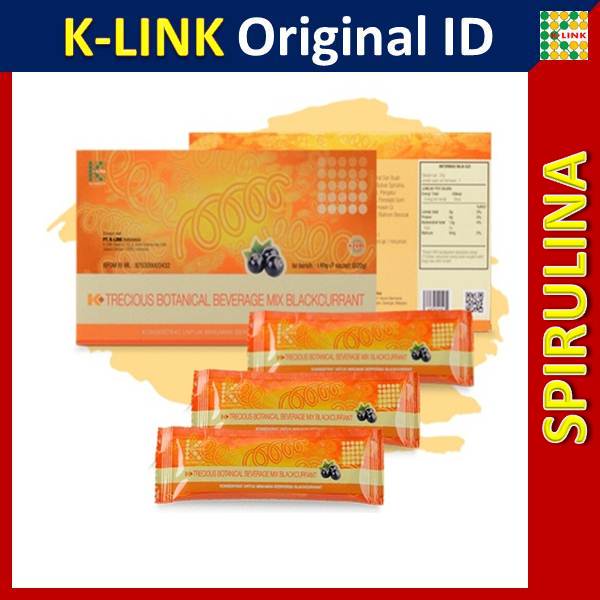

SPIRULINA K-TRECIOUS BOTANICAL BEVERAGE BLACK MIX CURREANT ORIGINAL SYSTEM IMUN MASALAH LAMBUNG HYPER TENSI.