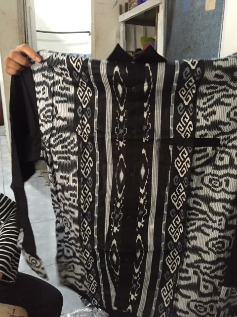 Baju Batik Couple Keluarga Eksclusive Motif Songket Hitam Terbaru 2021 Edisi Terbatas Gamis Batik