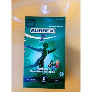 Jual Surbex Z Tablet Vitamin C Dengan Bcomplex Dan Zink (harga Perbox ...