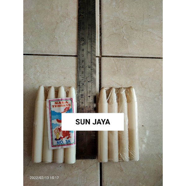 Lilin Putih Cap Naga Terbang 3A