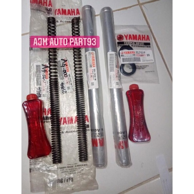 PAKET AS SHOCK DEPAN + PER SHOCK + OLI + SEAL SHOCK JUPITER Z OLD VEGA R OLD NEW