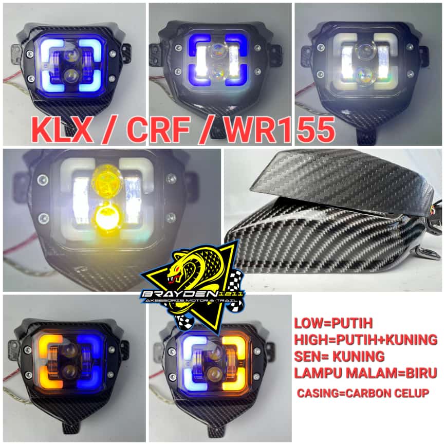 LAMPU LED CRF KLX WR155 / LAMPU DAYMAKER CRF KLX WR155 / DAYMAKER CRF KLX WR155