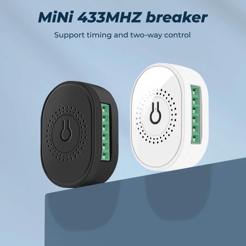 433Mhz Wifi Smart Switch Mini 2Way Breaker 16A TM402-16A-W