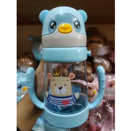 Botol Minum Pegangan Anak Bentuk Bebek Pinguin