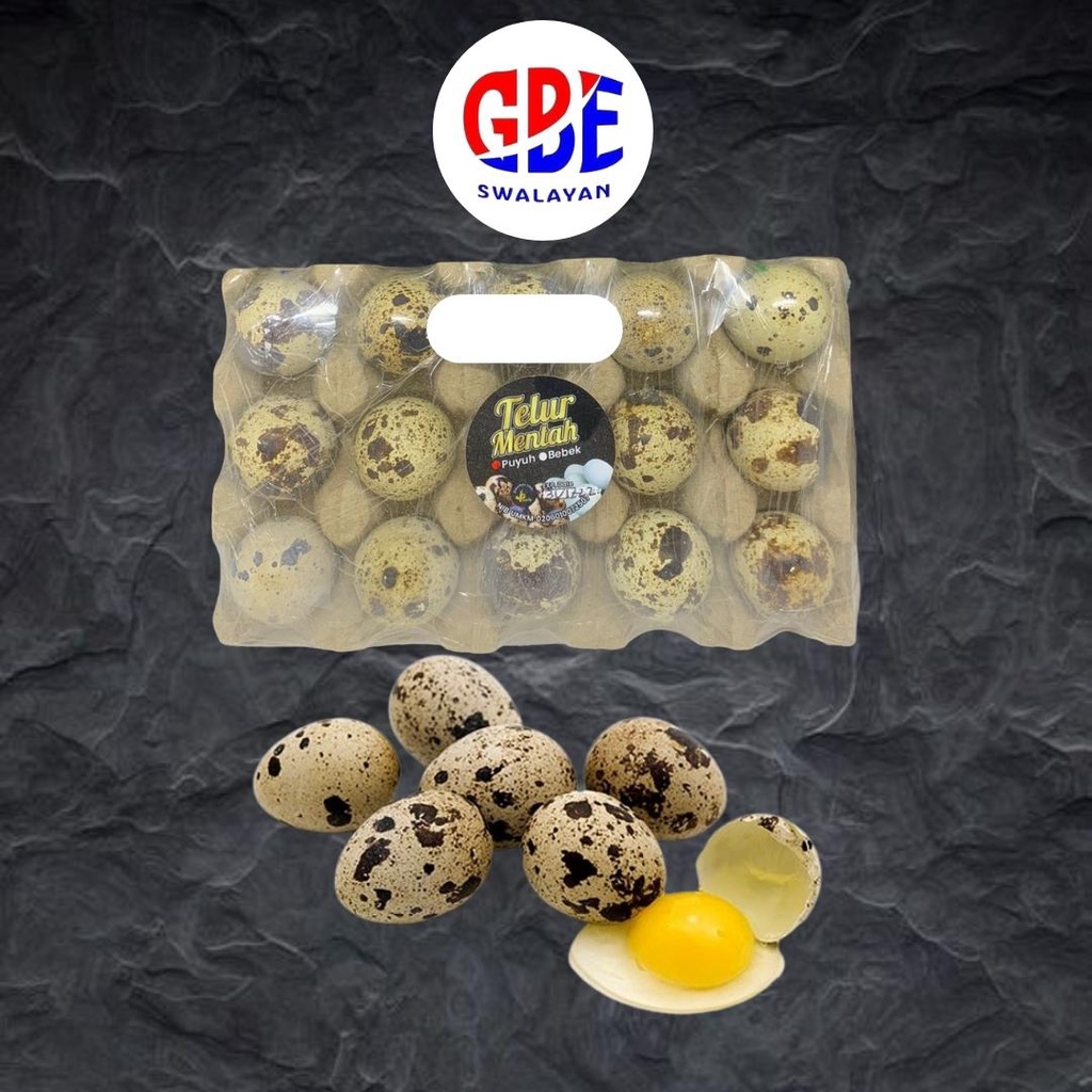 

Telur Puyuh Segar Isi 15 Butir