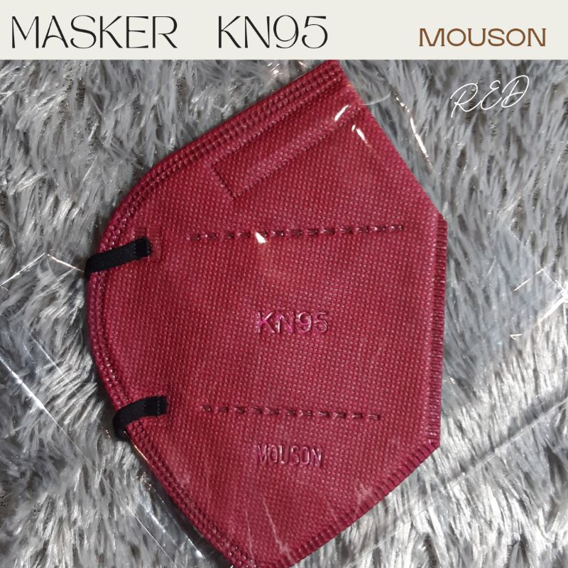 MASKER KN95 MOUSON TERMURAH, ECERAN PACKING PLASTIK