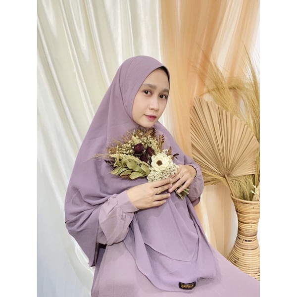 khimar jumbo 2 layer ceruti premium