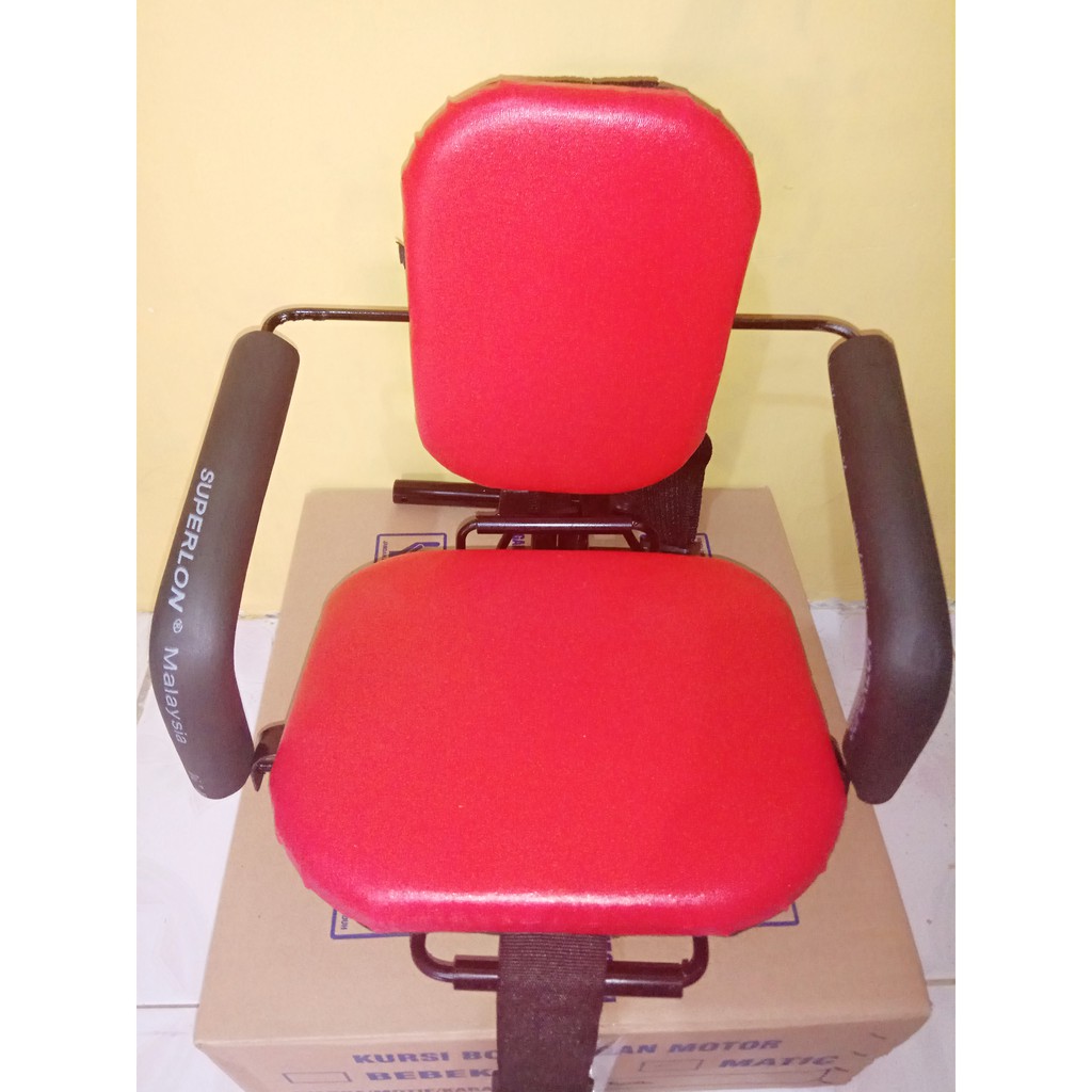 Jual Kursi Bayi Di Motor Tempat Duduk Anak Di Motor Warna Merah