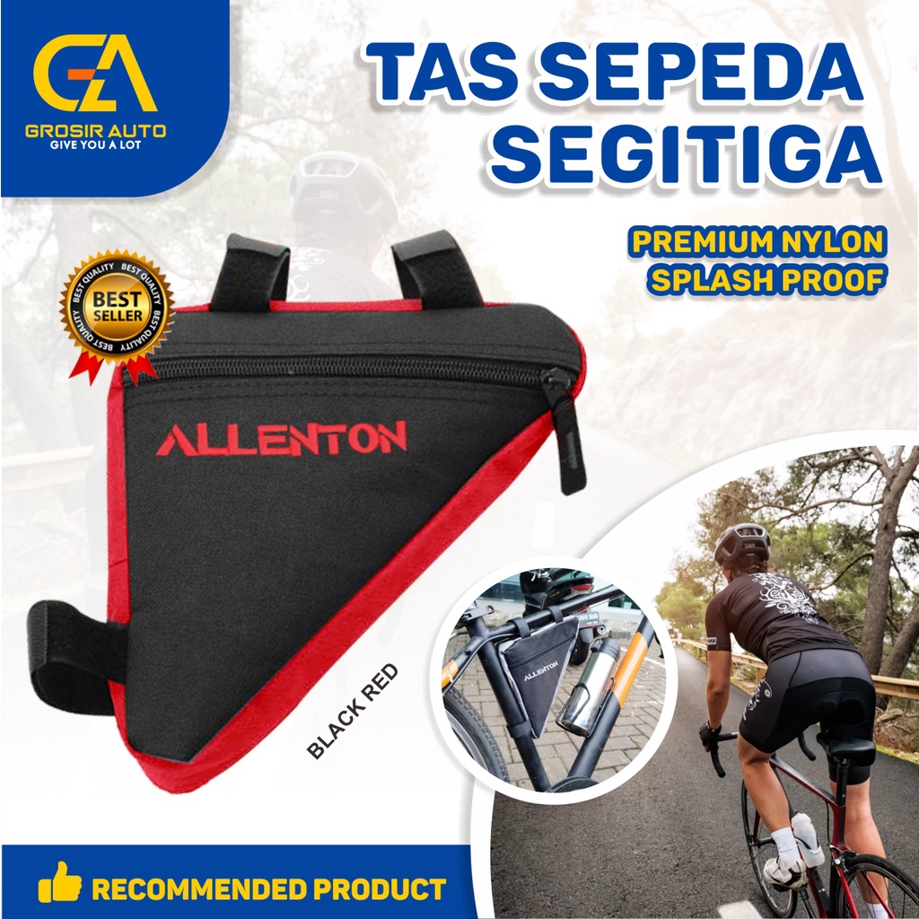 Allenton Tas Sepeda Universal Murah / Tas Sepeda Segitiga Multifungsi