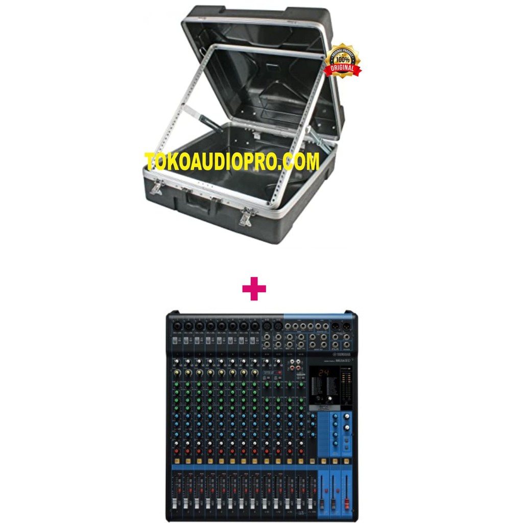 Mixer Yamaha Mg 16 Xu Original Harcase Shopee Indonesia