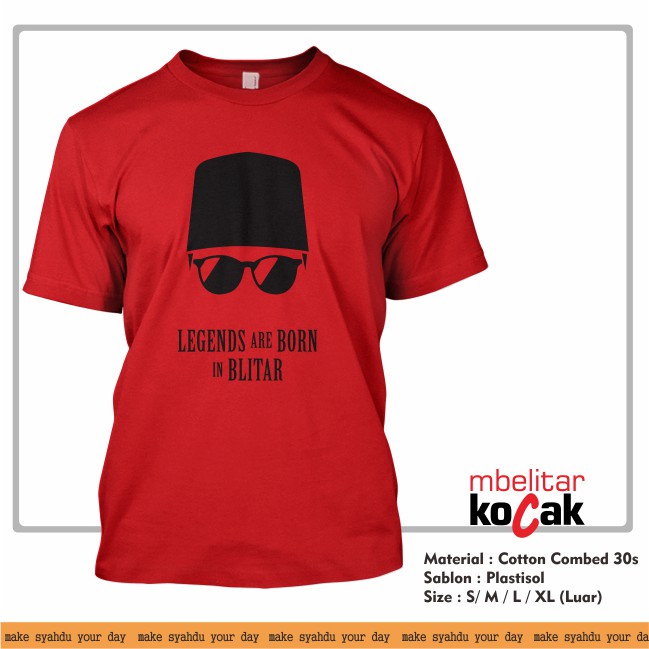 Kaos Katun Khas Blitar - Ir. Soekarno St