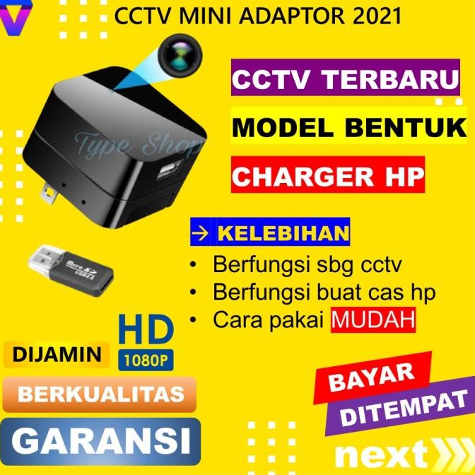 KAMERA MINI PENGINTAI CAMERA SPY CAM CHARGER ADAPTOR CCTV MINI JS144
