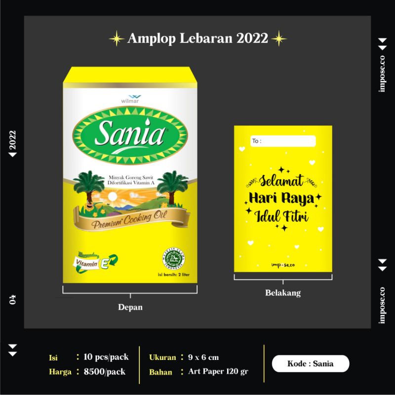 

Amplop Lebaran Lucu & Unik, amplop minyak snack