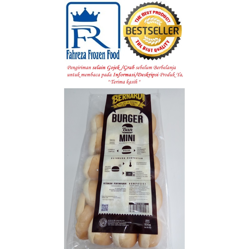 Bernardi Roti  Burger  Mini Isi 20 Harga  Reseller Shopee 