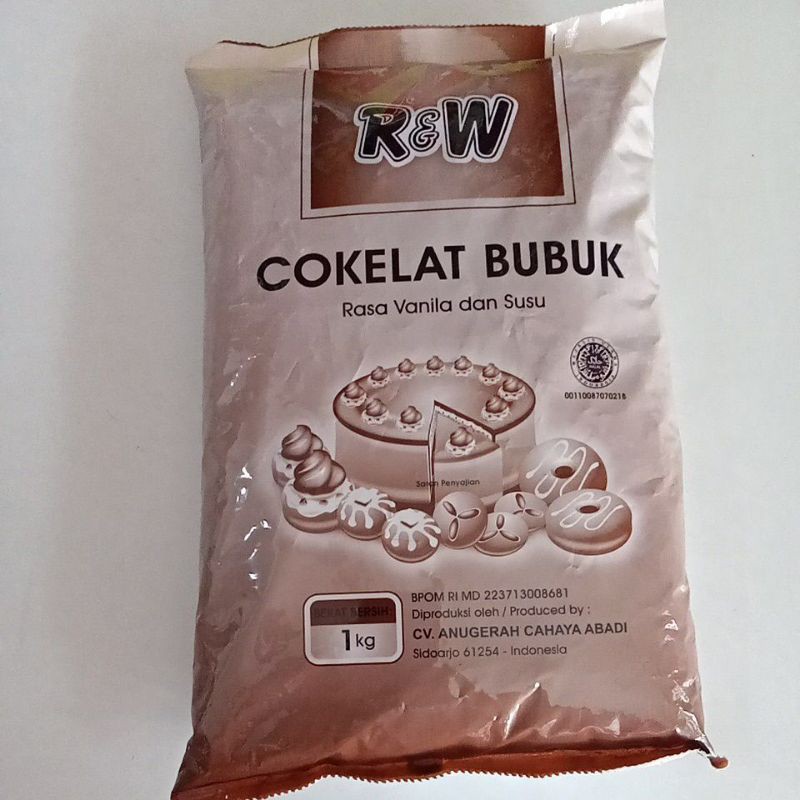 

R&W COKELAT BUBUK RASA VANILA DAN SUSU 1 KG-TASYA KITCHEN
