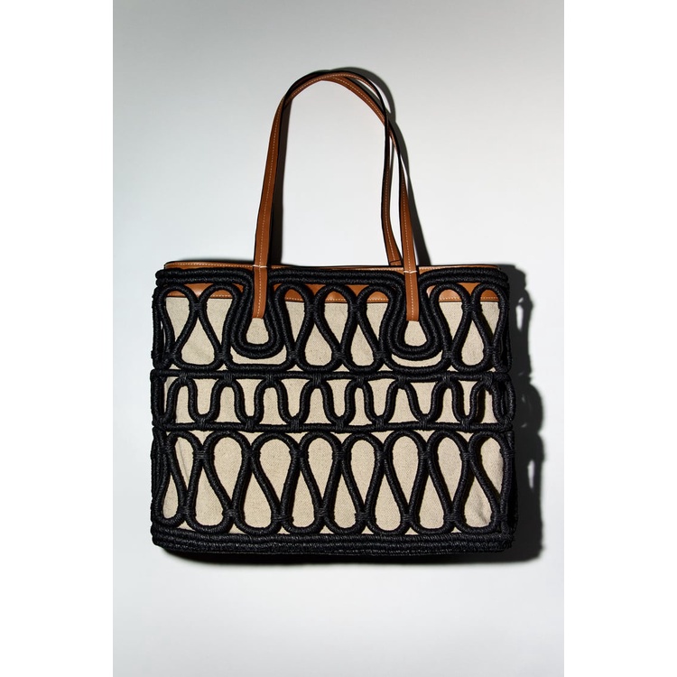 ZARA - TAS SHOPPER KOMBINASI