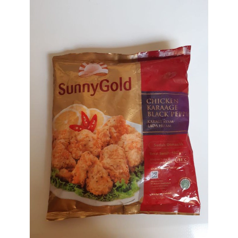 

sunny Gold blackpepper karage berat 500 gr