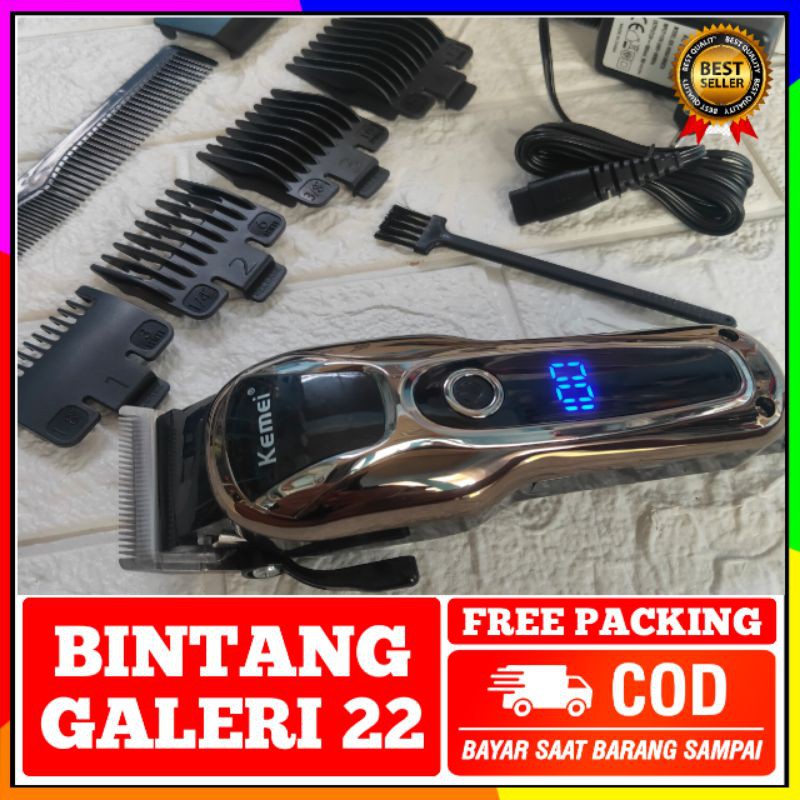 KEMEI TURBO 2 MODE/KEMEI RECHARGER ORIGINAL/CLIPPER KEMEI KM1990/PENCUKUR RAMBUT CAS/KEMEI 1990