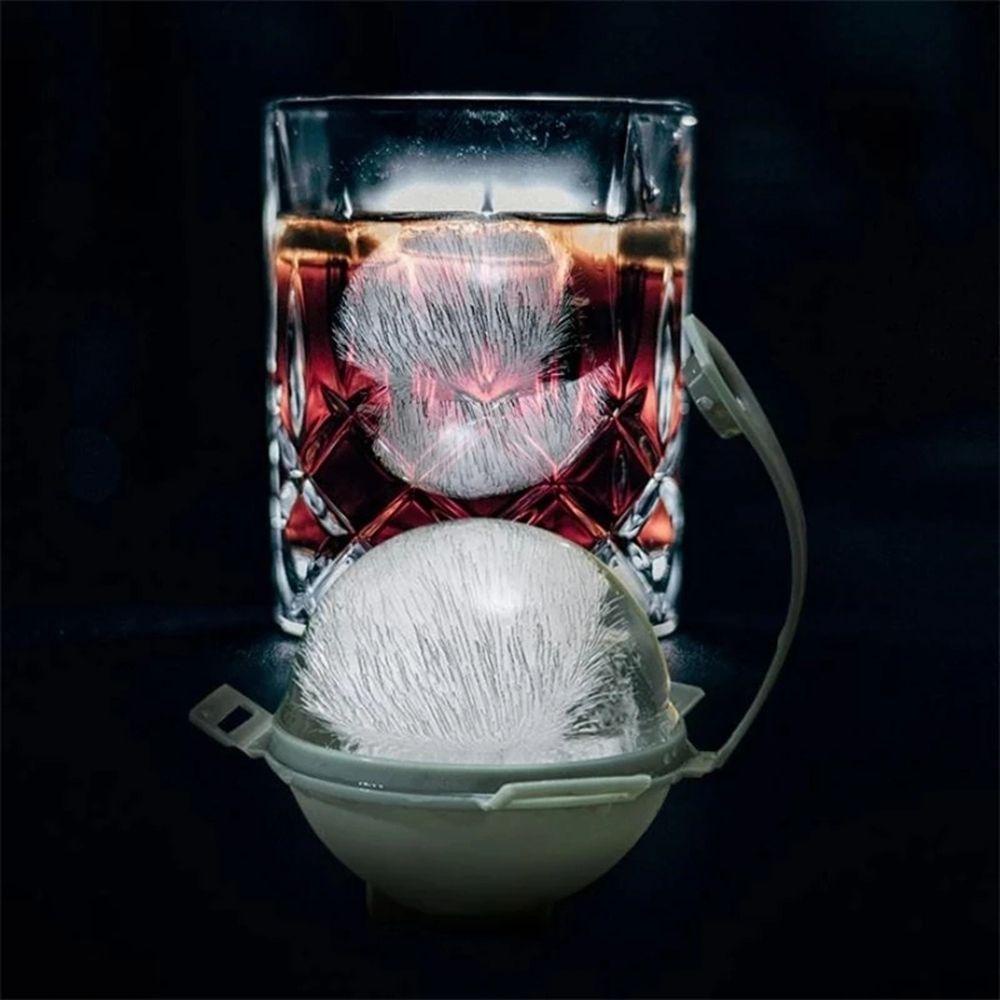 【 ELEGANT 】 Ice Ball Maker Round Ball DIY Membuat Es Bar Pesta Untuk Rumah Whiskey Ice Cube Tray