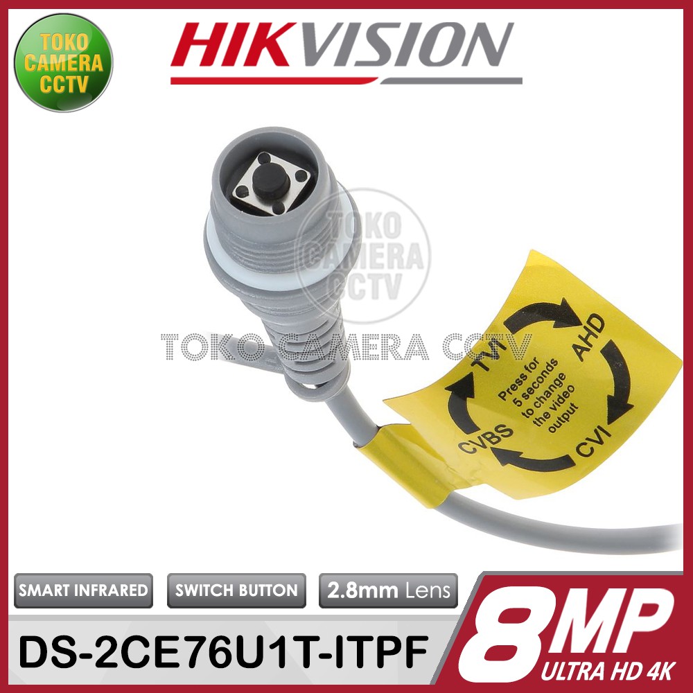 KAMERA CCTV HIKVISION INDOOR 8MP ULTRA HD 4K