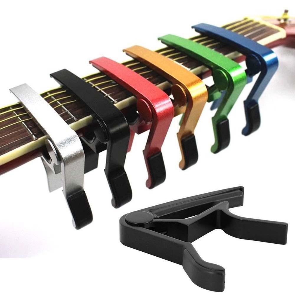 Wonder Guitar Capo Awet Pelepas Cepat Spring Trigger Penjepit Kunci Akustik/Elektrik/Klasik