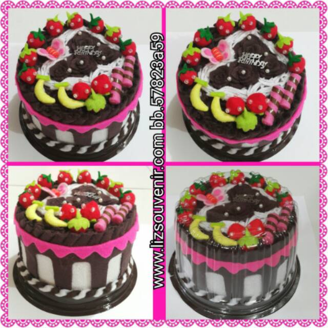 Towel cake blackforest