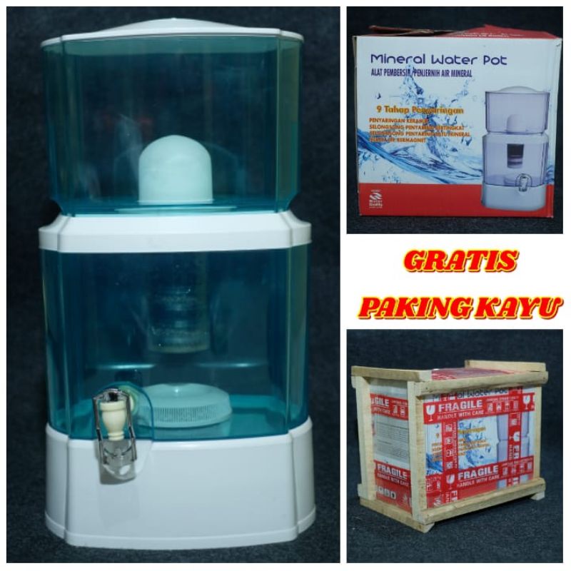 Mineral Water Pot 24 Liter BIO ENERGY WATER PURIFIER Merubah Air Mentah Menjadi Air Minum