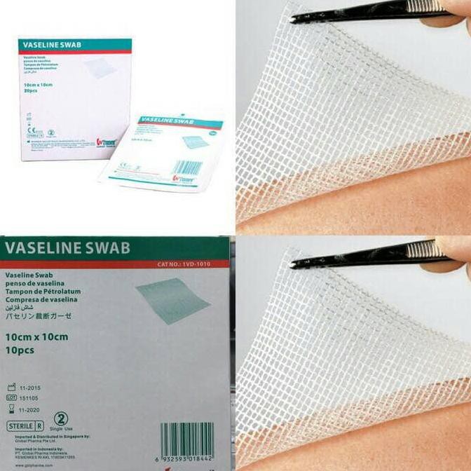 Perlengkapan Medis-Terbaik- Vaseline Swab Seperti Supratul, Lomatul 4887Ade