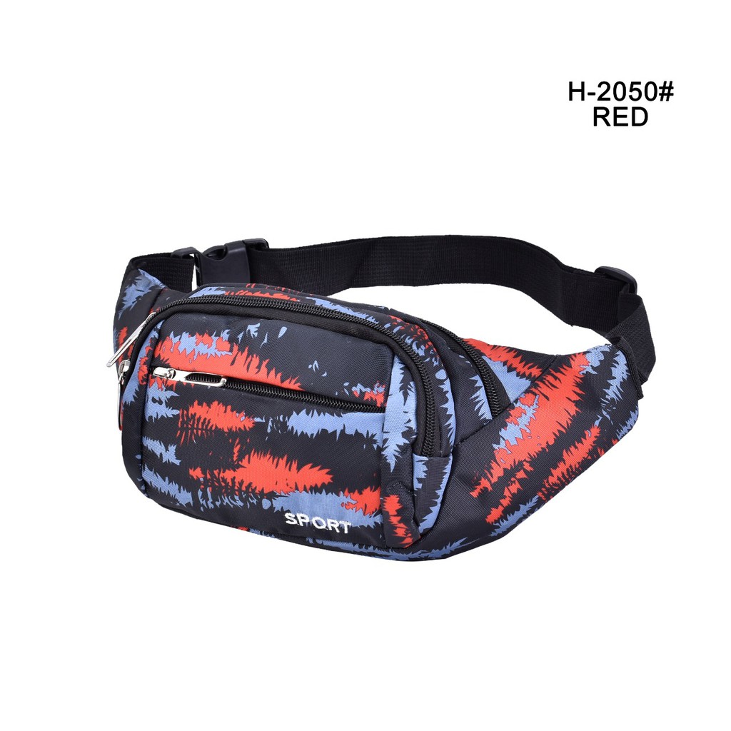 Tas Selempang WaistBag Model Army H-2050,[Tas Dada,Tas Selempang,Tas Waistbag / Pinggang]