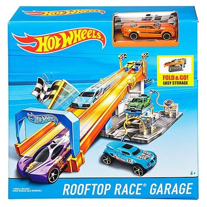 Jual Hotwheels® Rooftop Race™ Garage 