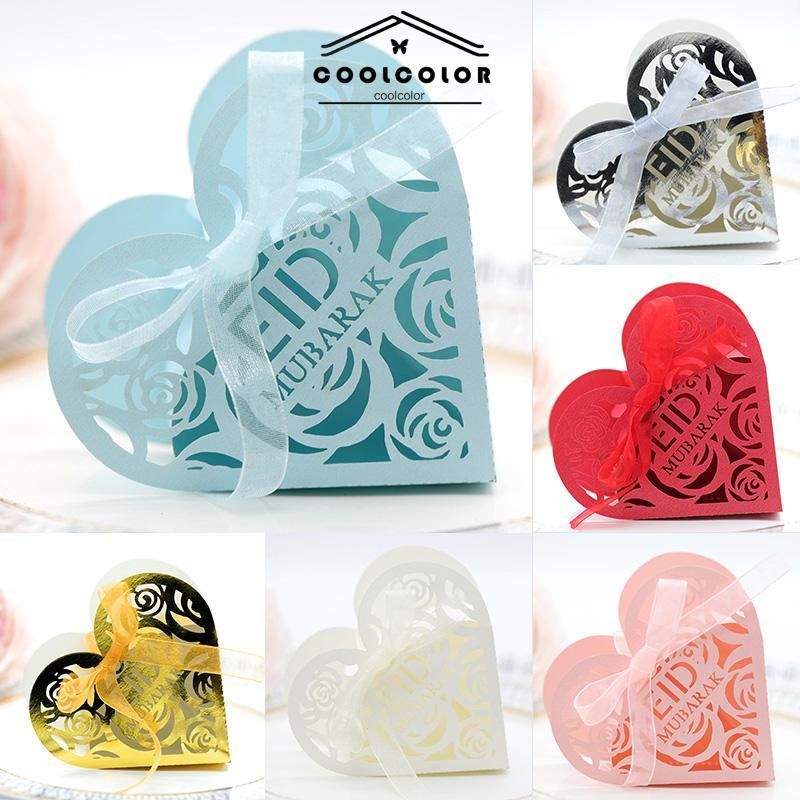 CODPernikahan Idul Fitri Hollowed Out Rose Wedding Candy Box Ramadan Love Candy Box Kotak Cokelat- cl