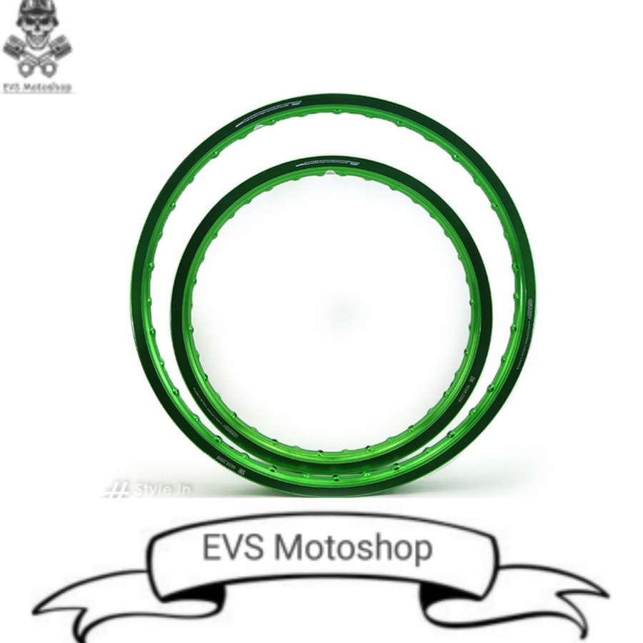 Velg motor WT Shape Scarlet Racing Original set Depan Belakang Ring 16 185 - 19 160 | 36/28 hole