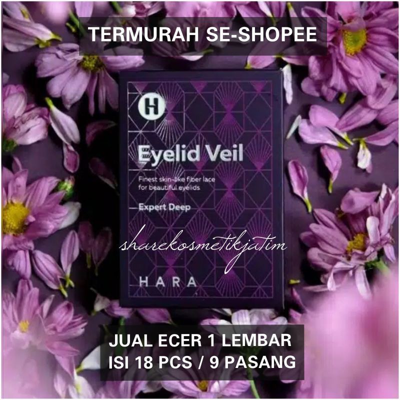 (Share 1 lembar) Hara Eyelid Veil Expert Deep x Nanath Nadia S M SL