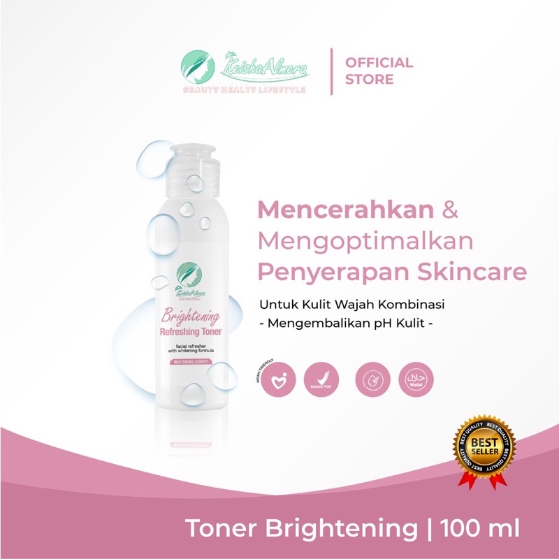 Toner brightening | Keisha Almera Skincare