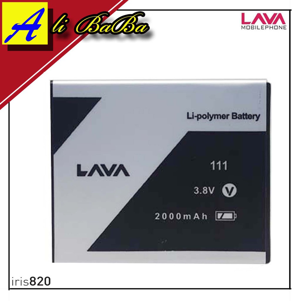 Baterai Handphone Lava Iris 820 80 60 LEB111 Batre HP Lava Iris 820 Battery Lava Iris 80 60 LEB111