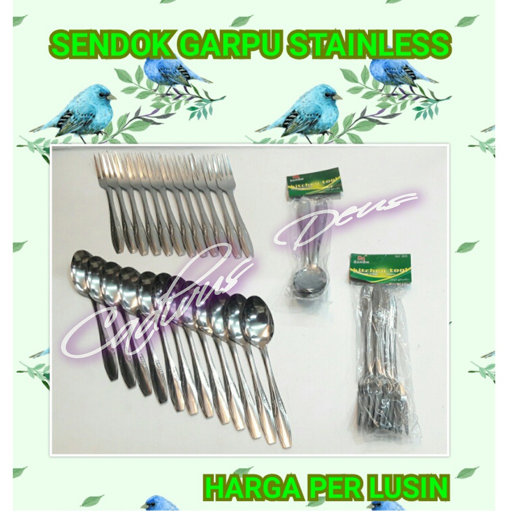 SENDOK GARPU STAINLESS - HARGA LUSINAN