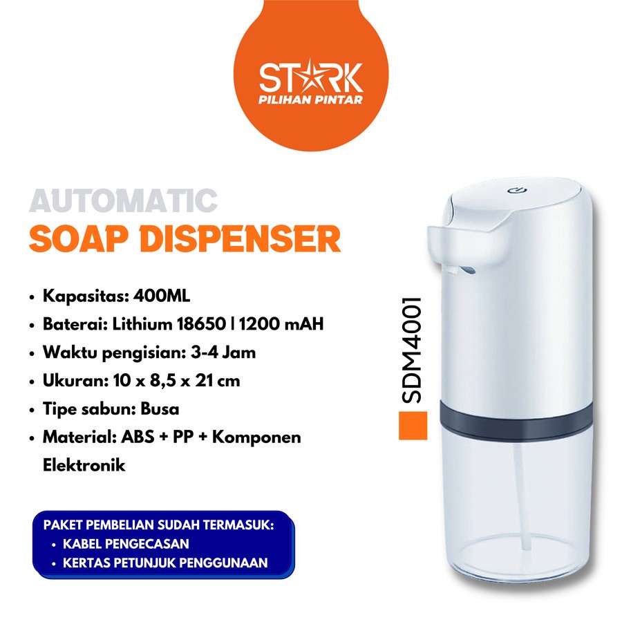 Tempat Sabun Otomatis - STARK 400 ML / Automatic Soap Dispenser