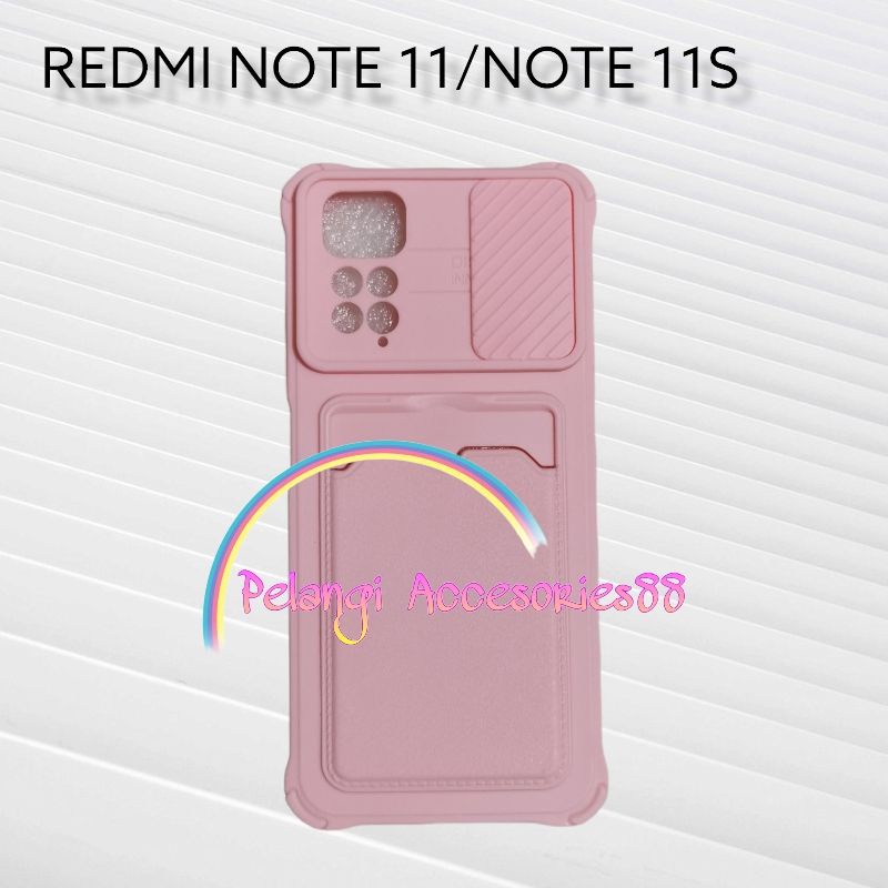 CASE REDMI NOTE 11/ NOTE 11S SOFTCASE SLEDING WARNA WARNI