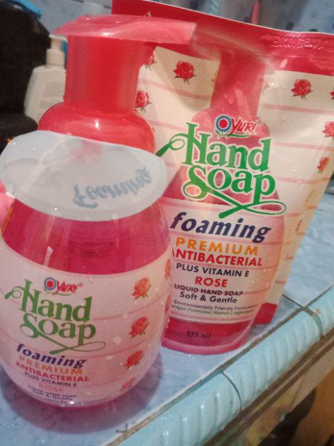 Yuri Hand Soap Pump Botol 410ml Refill 375ml / Sabun Cuci Tangan / Hand Wash Sterilizer Anti Bakteri