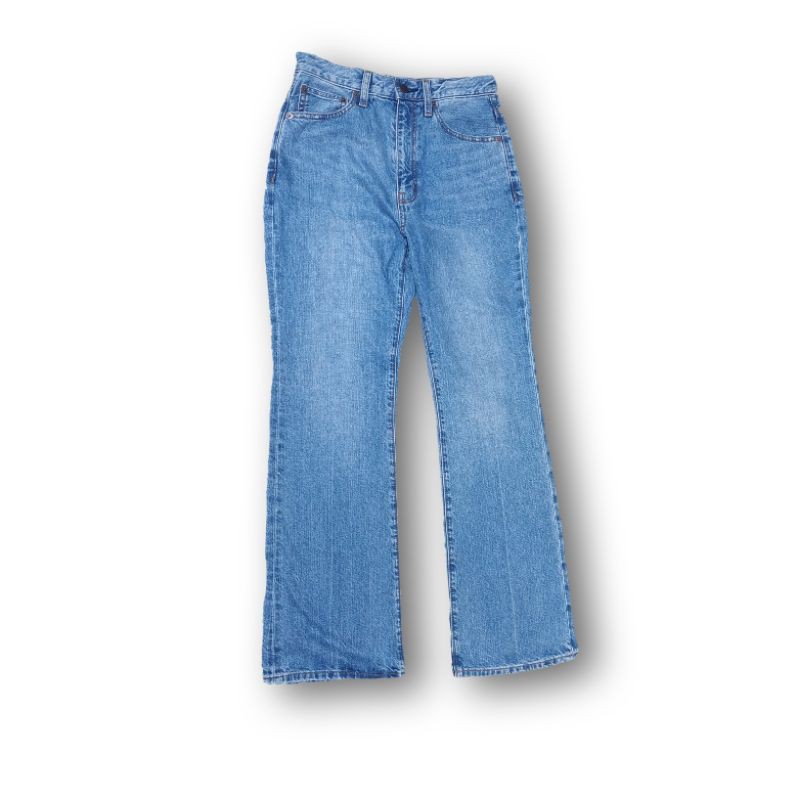 celana jeans GU by uniqlo cutbray second brand